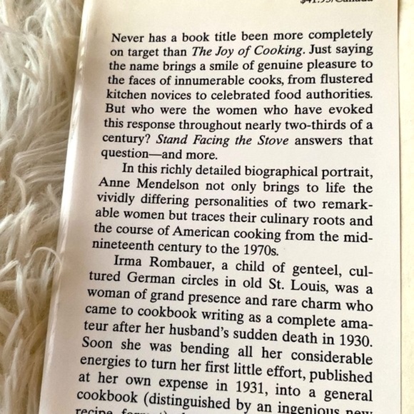 STAND FACING THE STOVE The Joy of Cooking Anne Mendelson HB EUC - Picture 10 of 10